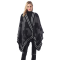 Großhandel warme Ponchoschals Winterschals für Frauen Knitting Cardigan vorne offene Poncho Cape Factory Outlet Deckenschals